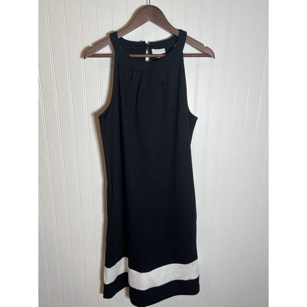 New York &Co New With Tags Black Knit Sleeveless Dress Size Med Tall
